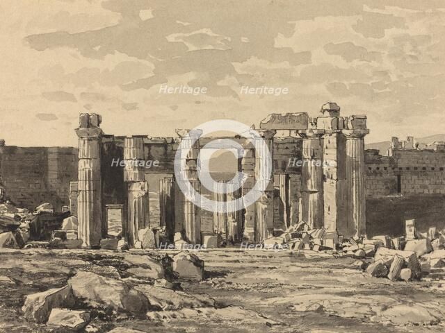 The Propylaeum from the East, 1890. Creator: Themistocles von Eckenbrecher.
