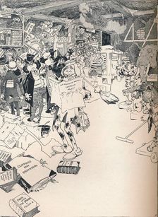 The Property Room of a Clever Cartoonist c1890. Artist: Frederick Richardson