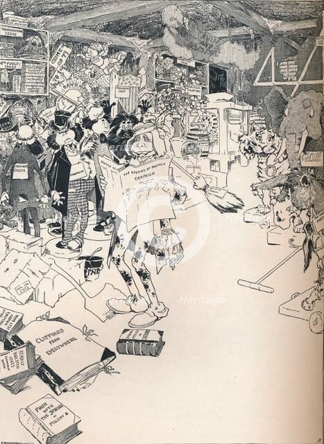 'The Property Room of a Clever Cartoonist', c1890. Artist: Frederick Richardson
