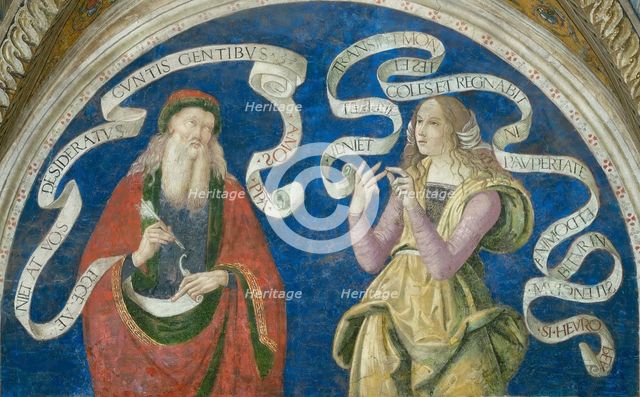 The Prophet Amos and the European Sibyl, 1492-1495.