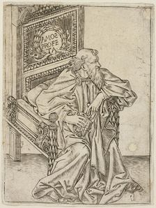 The Prophet Amos, c. 1470. Creator: Baccio Baldini