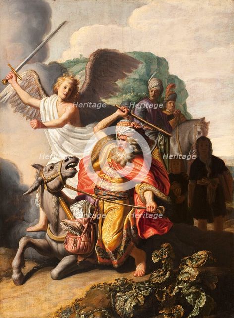 The Prophet Balaam's donkey, 1626. Creator: Rembrandt Harmensz van Rijn.