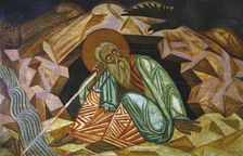 The Prophet Elijah , 1912. Creator: Boychuk, Mykhailo (1882-1937)