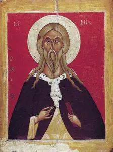 The Prophet Elijah, end 14th - early 15th century. Creator: Russian icon