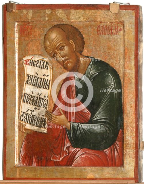 The Prophet Elisha, 1645. Artist: Fomin, Terenty (active 1646–1670)