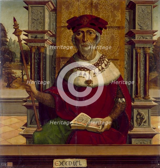 The Prophet Ezekiel, c. 1525. Artist: Maestro de Becerril (active Early 16th-century)