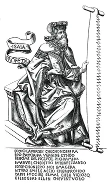 The prophet Isaiah with the instrument of his martyrdom, 15th century, (1870)