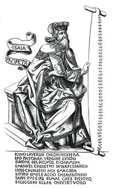 The prophet Isaiah with the instrument of his martyrdom, 15th century, (1870)