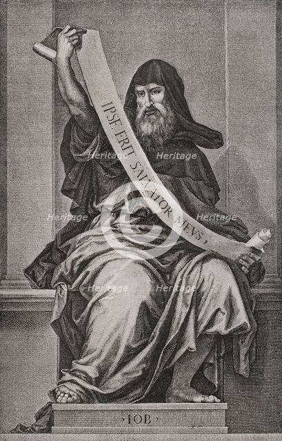 The prophet Job, 1877.  Creator: Unknown.