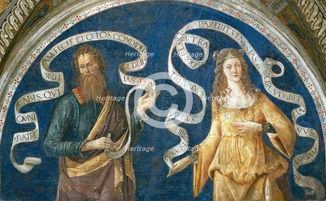 The Prophet Jeremiah and the Agrippine Sibyl, 1492-1495.