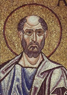 The Prophet Obadiah (Detail of Interior Mosaics in the St. Mark's Basilica), 12th century. Artist: Byzantine Master