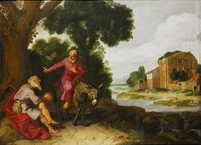 The Prophet of Bethel Meets the Man of God from Judah, 1629. Creator: Lambert Jacobsz.