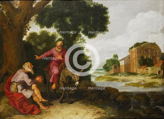 The Prophet of Bethel Meets the Man of God from Judah, 1629. Creator: Lambert Jacobsz..