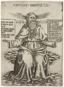 The Prophet Moses, c. 1470. Creator: Baccio Baldini