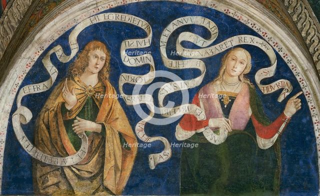 The Prophet Micah and the Tiburtine Sibyl, 1492-1495.