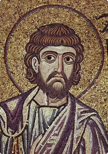 The Prophet Zechariah (Detail of Interior Mosaics in the St. Mark's Basilica), 12th century. Artist: Byzantine Master