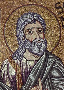 The prophet Zephaniah (Detail of Interior Mosaics in the St. Mark's Basilica), 12th century. Artist: Byzantine Master