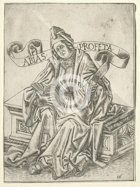 The Prophets: Obadiah, c. 1470-1475. Creator: Baccio Baldini (Italian, c. 1436-1487), attributed to.