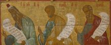 The Prophets Aaron, Gideon and Ezekiel, c. 1502-1503. Artist: Russian icon