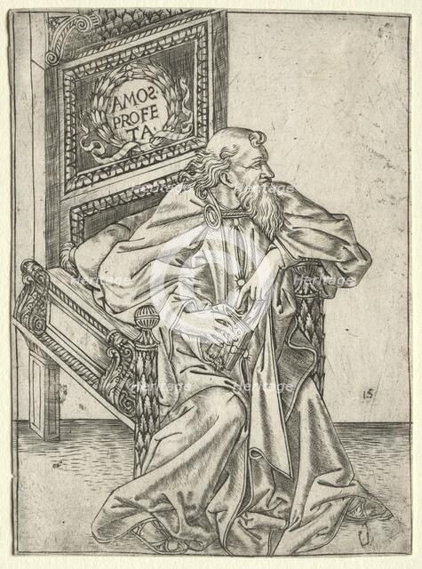 The Prophets: Amos, c. 1470-1475. Creator: Baccio Baldini (Italian, c. 1436-1487), attributed to.