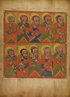 The Prophets and the Apostles; Gospel Book, about 1480-1520. Creator: Unknown