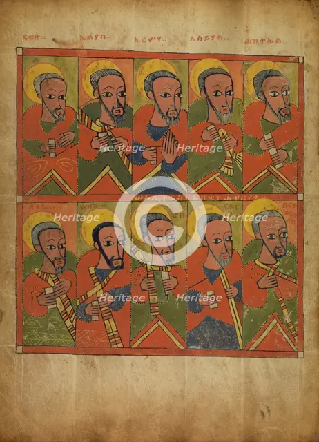 The Prophets and the Apostles; Gospel Book, about 1480-1520. Creator: Unknown.