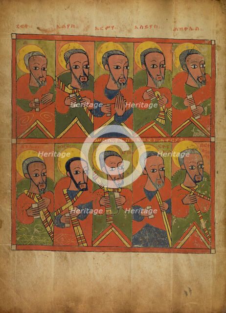 The Prophets and the Apostles; Gospel Book, about 1480-1520. Creator: Unknown.