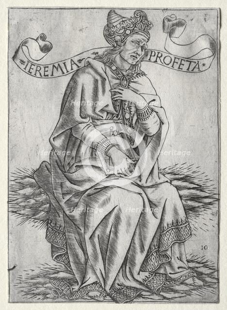 The Prophets: Jeremiah, c. 1470-75. Creator: Baccio Baldini (Italian, c. 1436-1487).