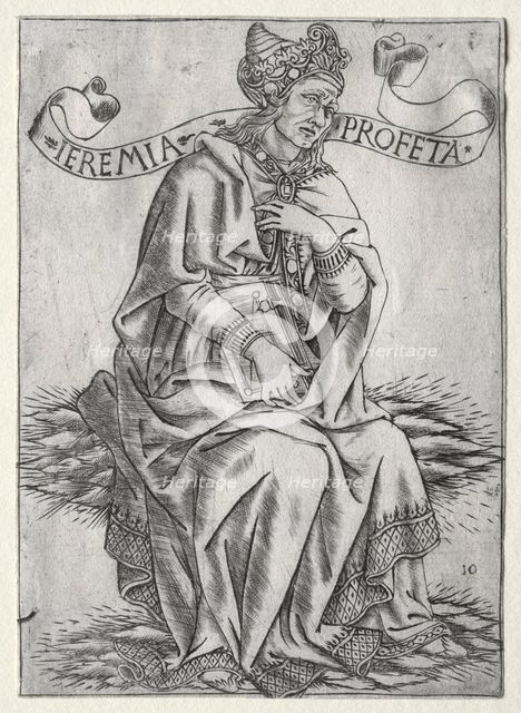 The Prophets: Jeremiah, c. 1470-75. Creator: Baccio Baldini (Italian, c. 1436-1487).