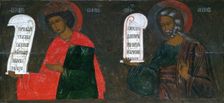 The Prophets Solomon and Jacob, 16th century. Creator: Russian icon
