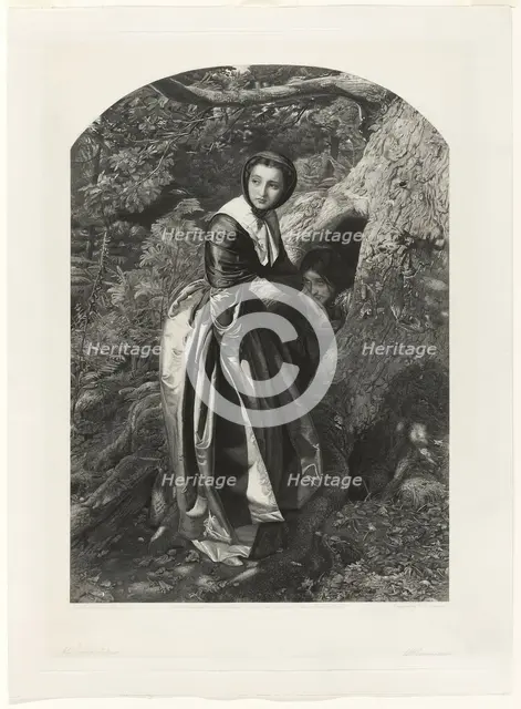 The Proscribed Royalist, 1858. Creator: William Henry Simmons.