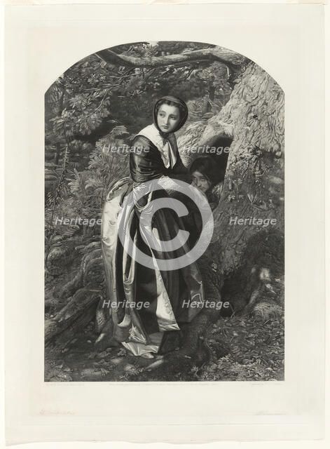 The Proscribed Royalist, 1858. Creator: William Henry Simmons.