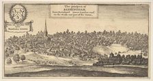 The Prospect of Bermingham, from Ravenshurst (neere London-road) on the South-east part..., 1625-77. Creator: Wenceslaus Hollar