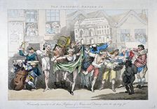 The Prospect Before Us 1791. Artist: Thomas Rowlandson