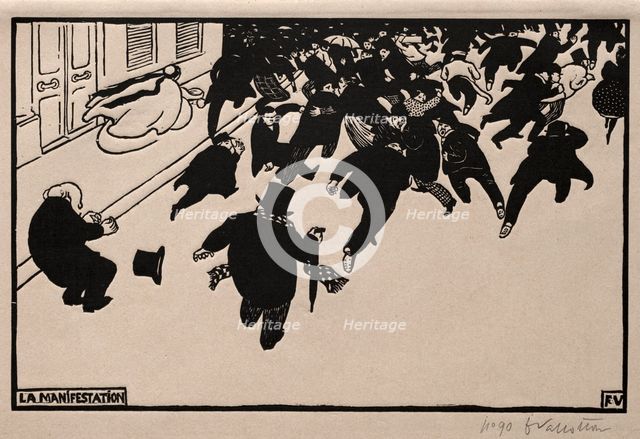 The Protest, 1893. Creator: Félix Vallotton (French, 1865-1925).