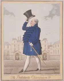 The Protestant's Champion!! 1825. Artist: Isaac Robert Cruikshank