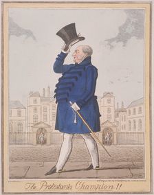 The Protestant's Champion!! 1825. Artist: Isaac Robert Cruikshank