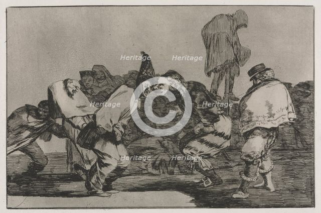 The Proverbs: Carnival Folly, 1864. Creator: Francisco de Goya (Spanish, 1746-1828).