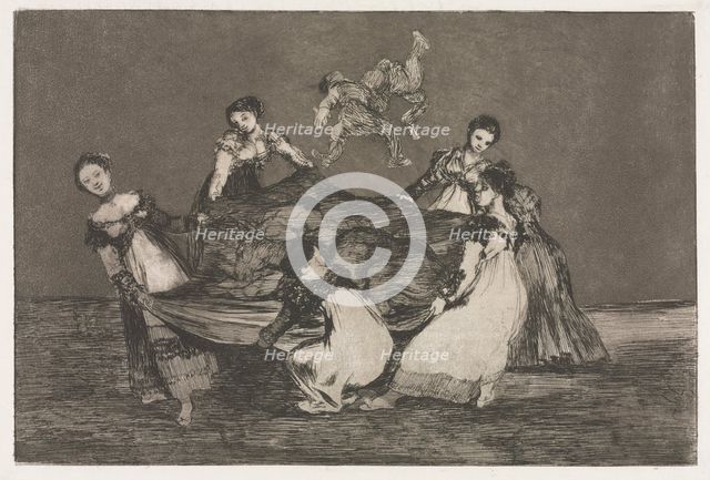 The Proverbs: Feminine Folly, 1864. Creator: Francisco de Goya (Spanish, 1746-1828).