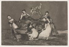 The Proverbs: Feminine Folly, 1864. Creator: Francisco de Goya (Spanish, 1746-1828)