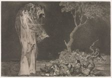 The Proverbs: Folly of Fear, 1864. Creator: Francisco de Goya (Spanish, 1746-1828)