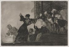 The Proverbs: Poor Folly, 1864. Creator: Francisco de Goya (Spanish, 1746-1828)