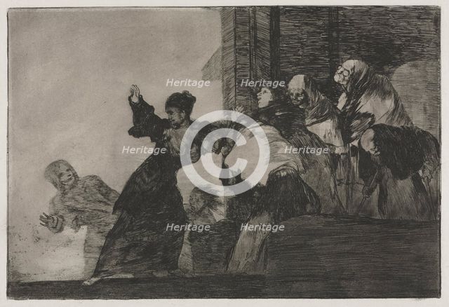 The Proverbs: Poor Folly, 1864. Creator: Francisco de Goya (Spanish, 1746-1828).