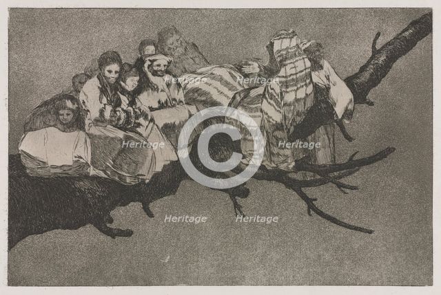 The Proverbs: Ridiculous Folly, 1864. Creator: Francisco de Goya (Spanish, 1746-1828).