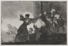 The Proverbs: Two Heads are Better than One or Poor Folly, 1816-1823 (printed c. 1863). Creator: Francisco de Goya (Spanish, 1746-1828)