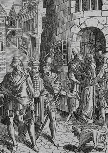 The Provost's prison, Rue de la Tannerie, Paris, France, 1596, (1878). Creator: Unknown