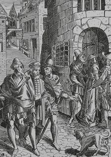 The Provost's prison, Rue de la Tannerie, Paris, France, 1596, (1878). Creator: Unknown