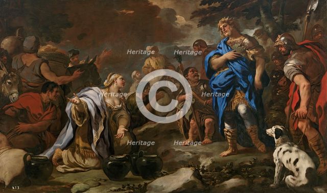 The Prudent Abigail, 1696-1697. Creator: Luca Giordano.