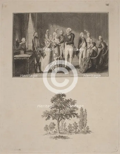 The Prussian Royal Family, 1796. Creator: Daniel Nikolaus Chodowiecki.
