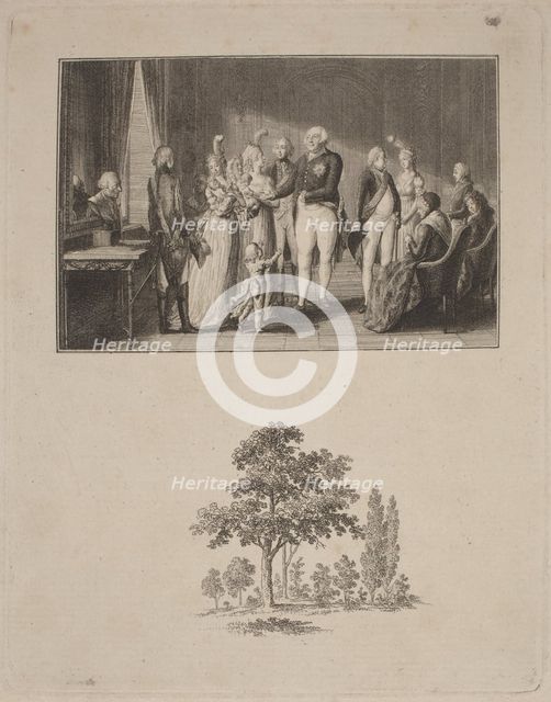 The Prussian Royal Family, 1796. Creator: Daniel Nikolaus Chodowiecki.